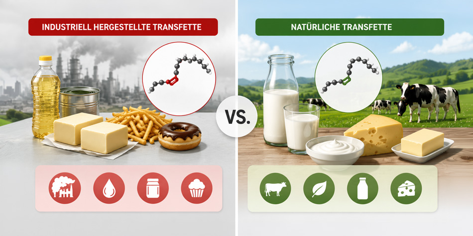 Transfette sind nicht gleich Transfette