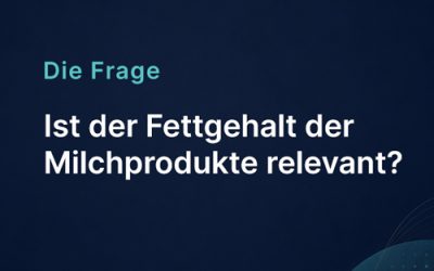 Ist der Fettgehalt der Milchprodukte relevant?